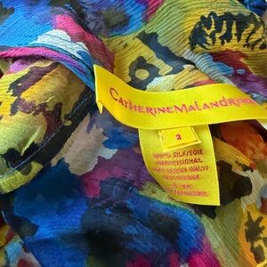 Catherine Malandrino Multicolor Silk Blouse